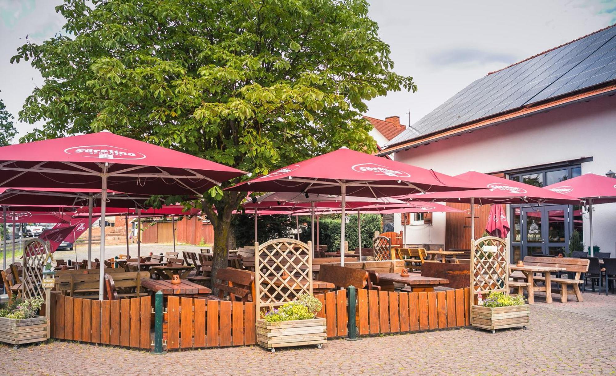 Landhaus Rhoenblick Hotel Kuenzell Buitenkant foto