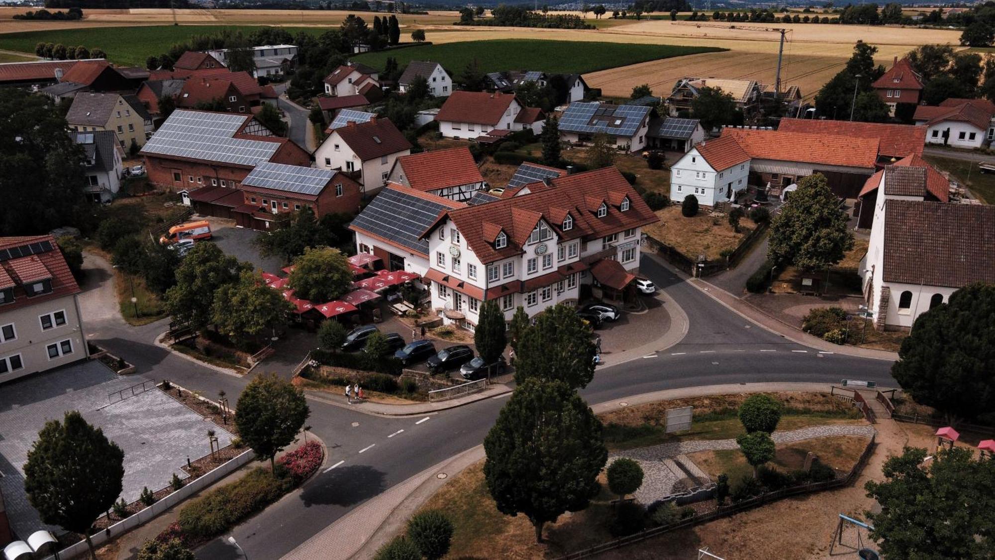 Landhaus Rhoenblick Hotel Kuenzell Buitenkant foto